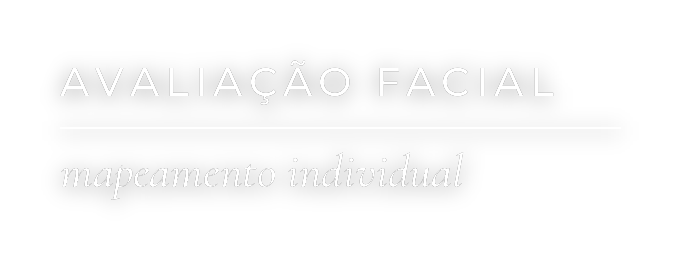 Figurinha: Avaliação facial — mapeamento individual