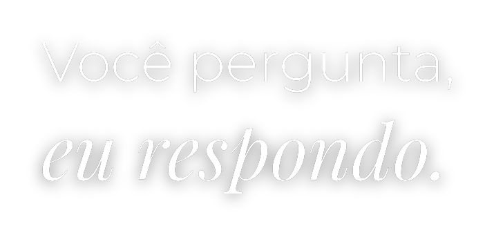 Figurinha: Você pergunta, eu respondo.
